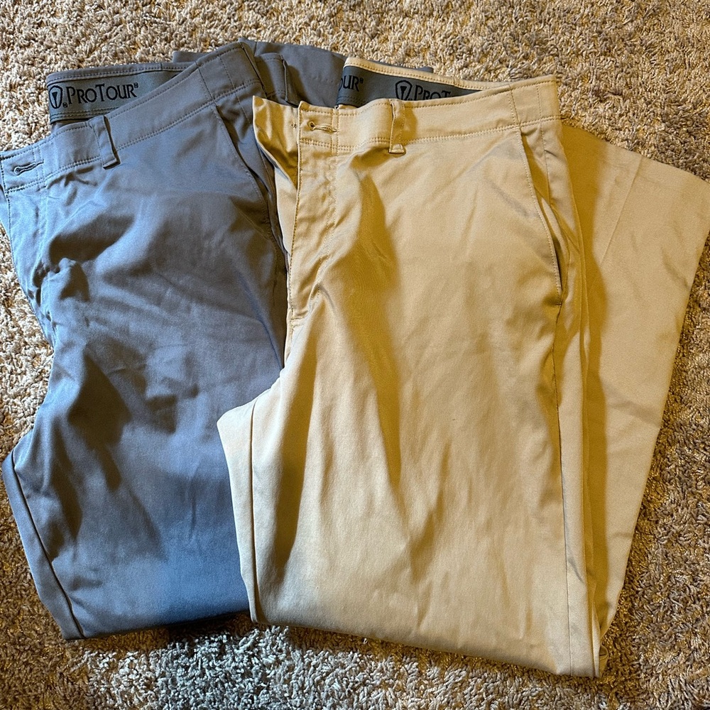 2 piece men’s Protour golf pants 36x29